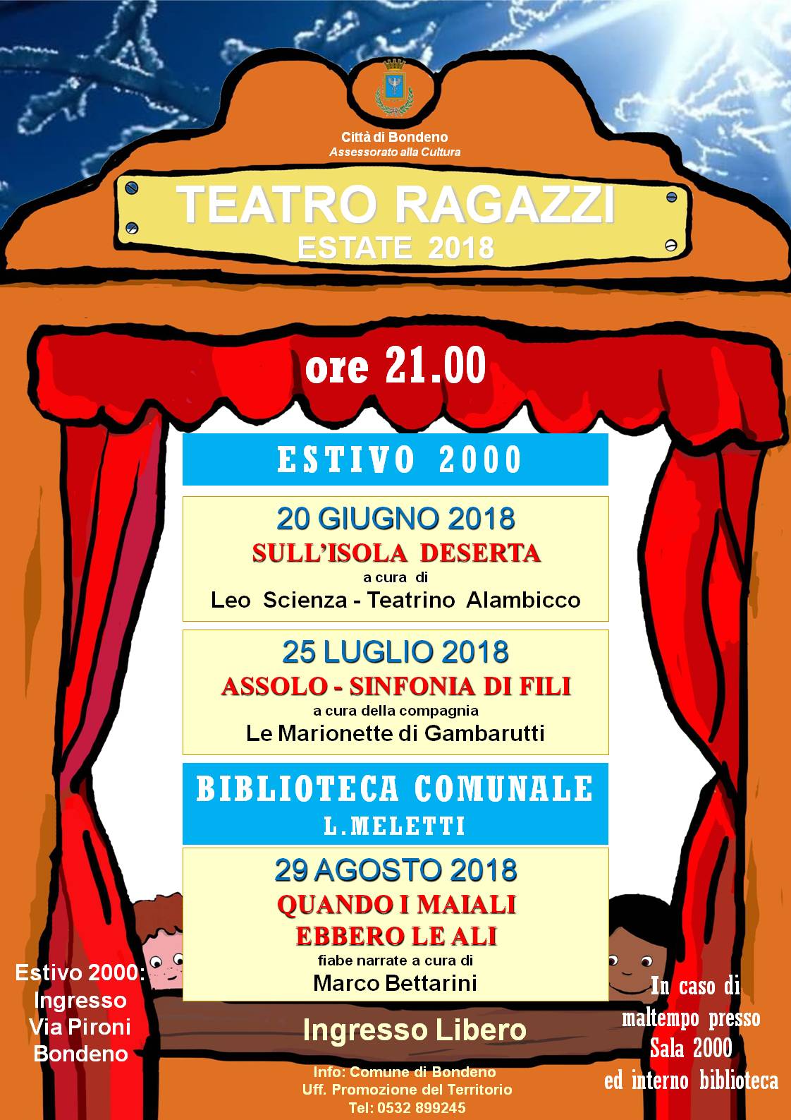 2018 Teatro Ragazzi LOCANDINA estate 2018