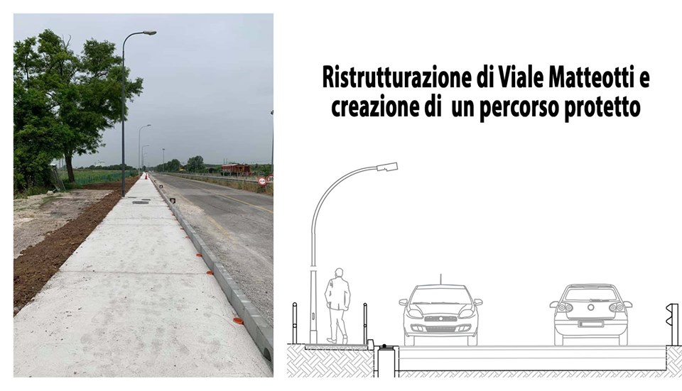 Ristrutturazione viale Matteotti